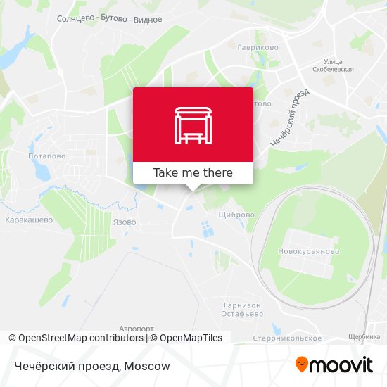 Чечёрский проезд map