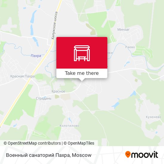 Военный санаторий Пахра map