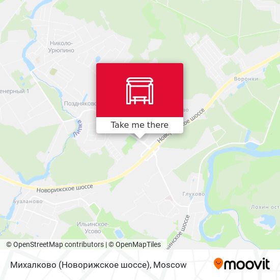 Михалково (Новорижское шоссе) map