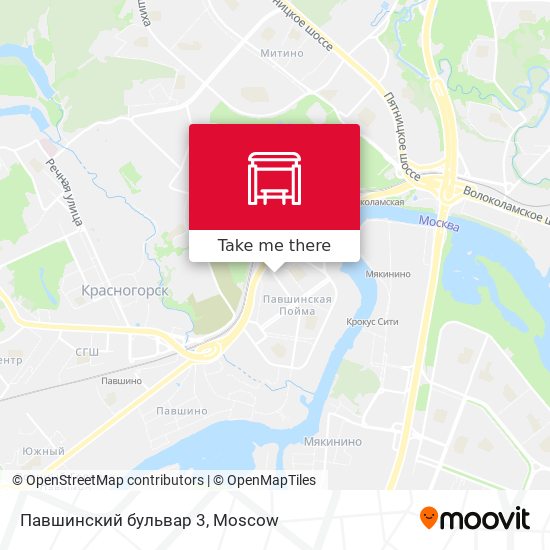 Павшинский бульвар 3 map