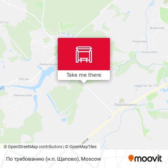 По требованию (н.п. Щапово) map
