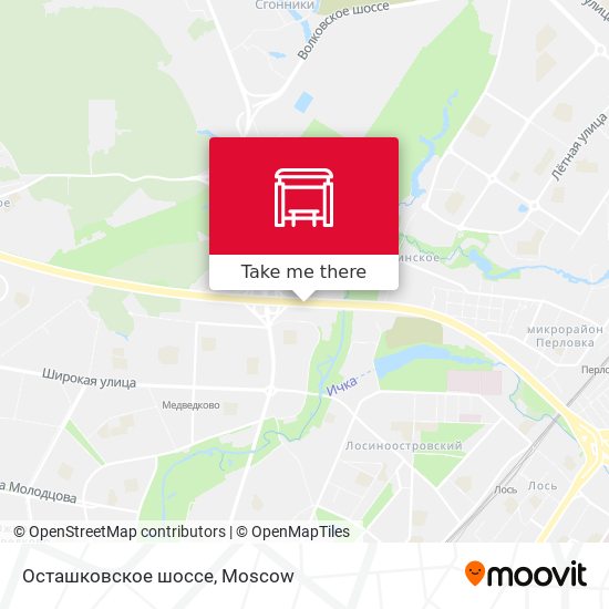 Осташковское шоссе map