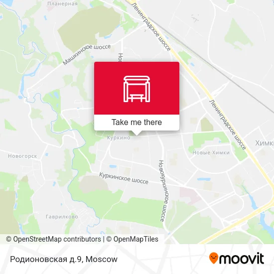 Родионовская д.9 map