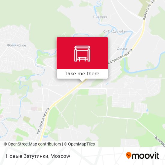 Новые Ватутинки map