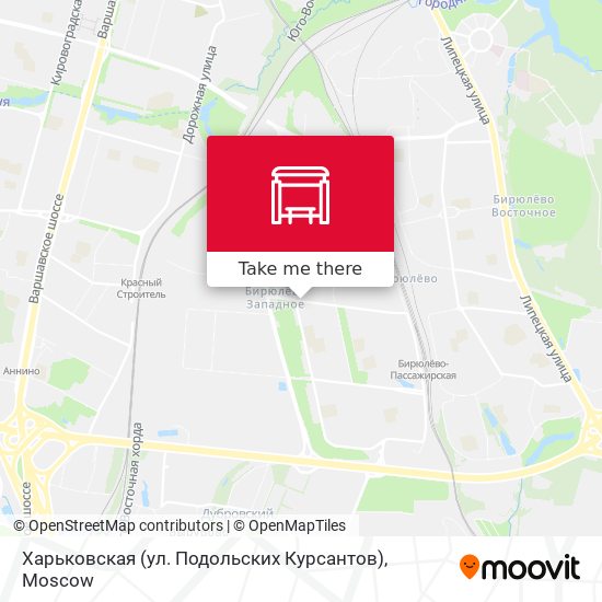 Харьковская (ул. Подольских Курсантов) map