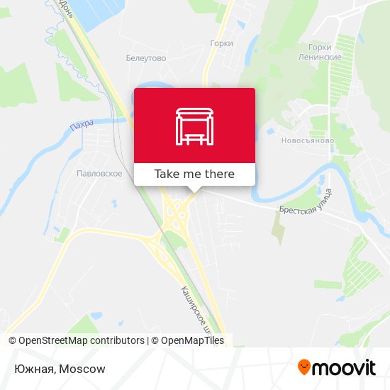 Южная map