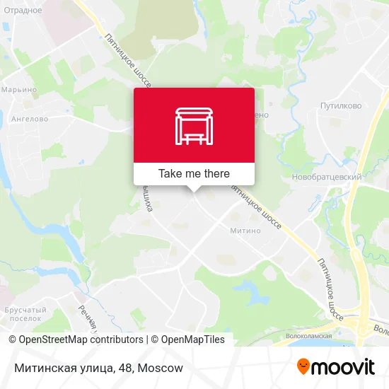 Митинская улица, 48 map