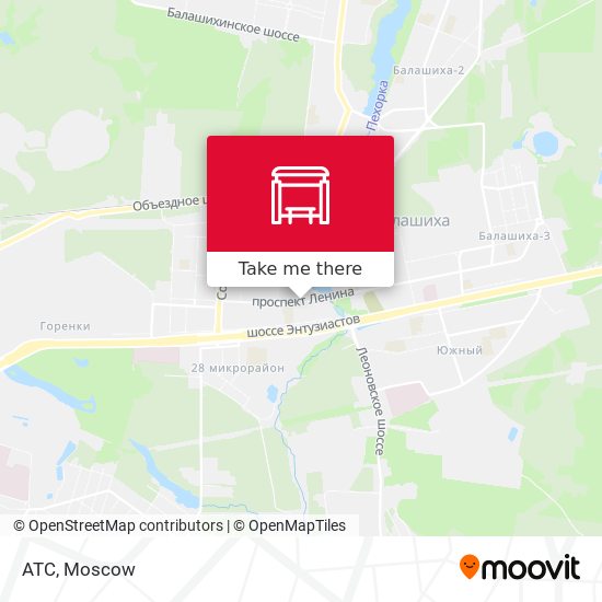 АТС map