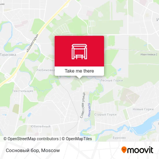 Сосновый бор map