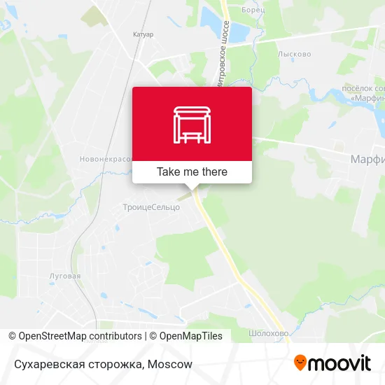 Сухаревская сторожка map
