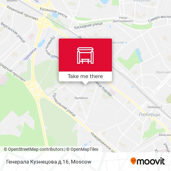 Генерала Кузнецова д.16 map