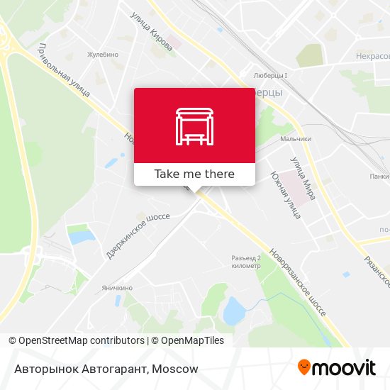 Авторынок Автогарант map