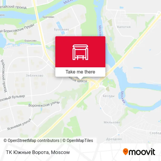 ТК Южные Ворота map