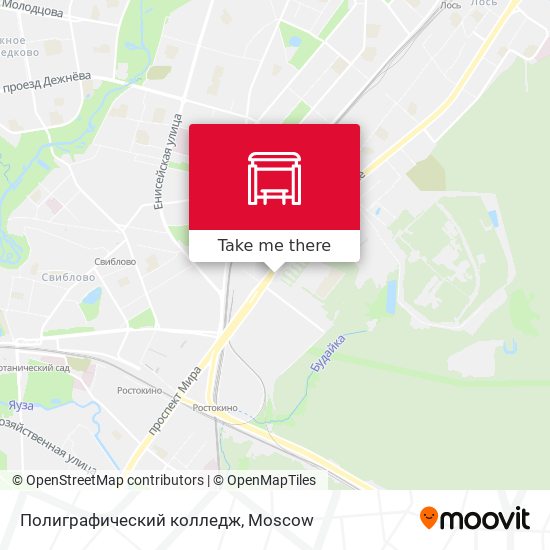 Полиграфический колледж map