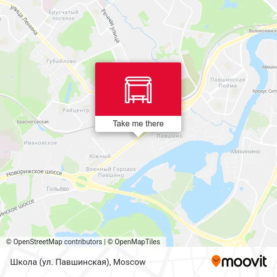 Школа (ул. Павшинская) map