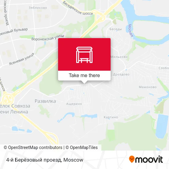 4-й Берёзовый проезд map