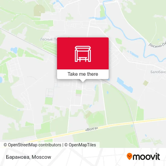 Баранова map