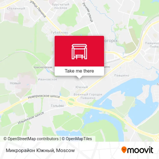 Микрорайон Южный map