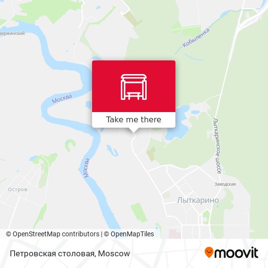 Петровская столовая map