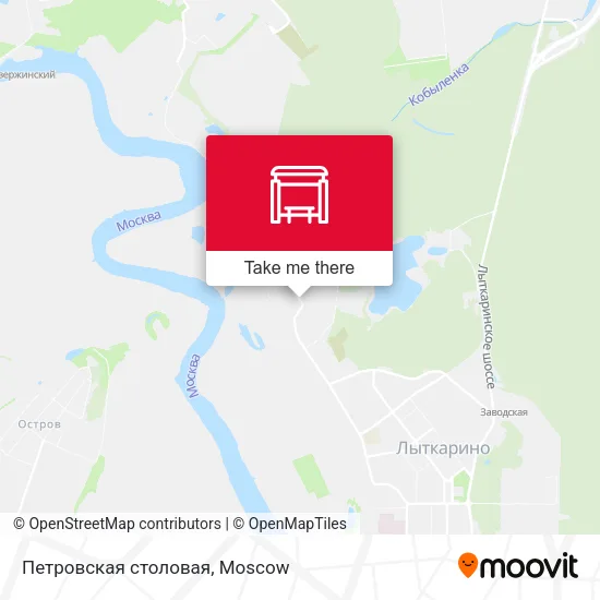 Петровская столовая map