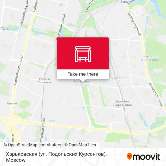 Харьковская (ул. Подольских Курсантов) map