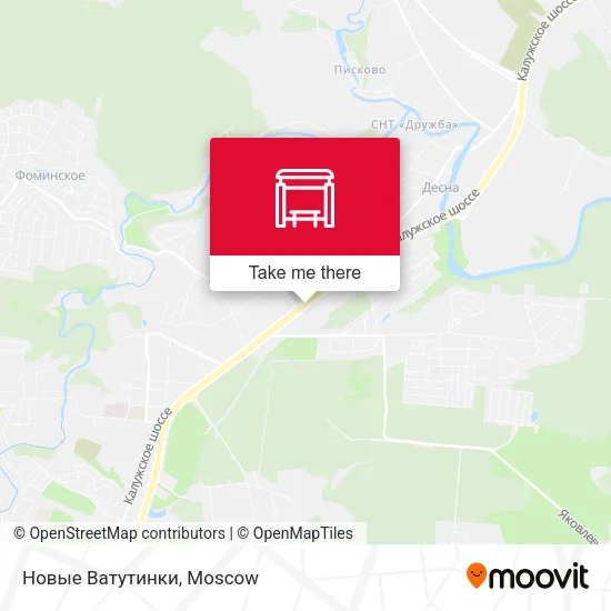 Новые Ватутинки map