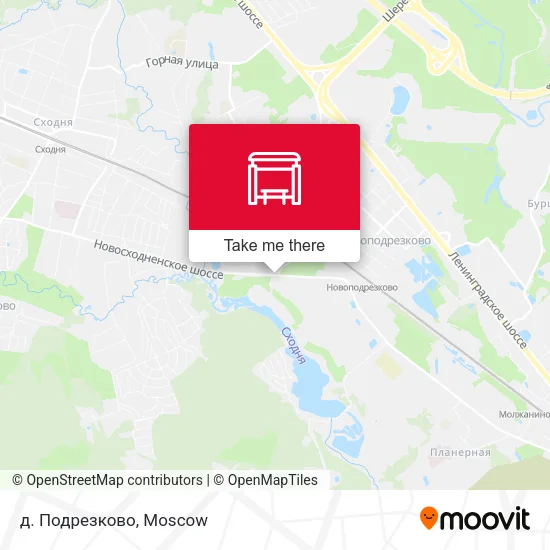 д. Подрезково map
