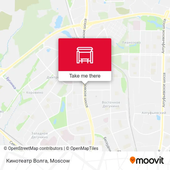 Кинотеатр Волга map