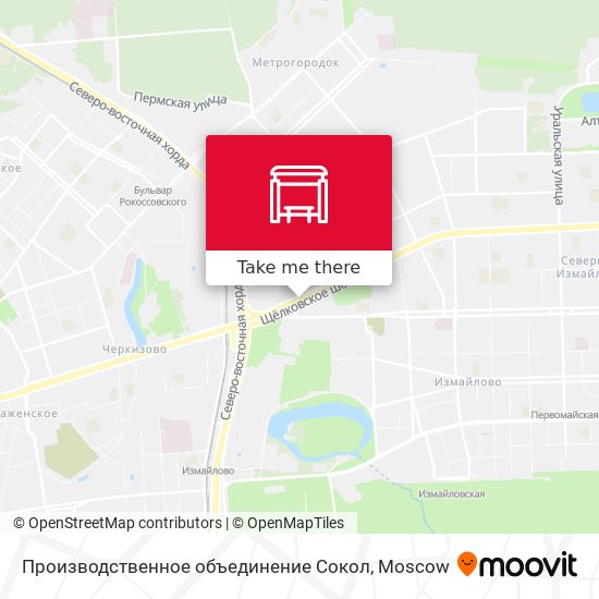 Производственное объединение Сокол map