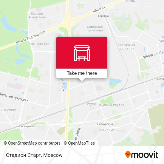 Стадион Старт map