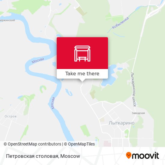 Петровская столовая map