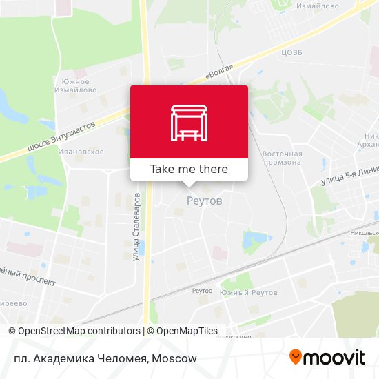 пл. Академика Челомея map