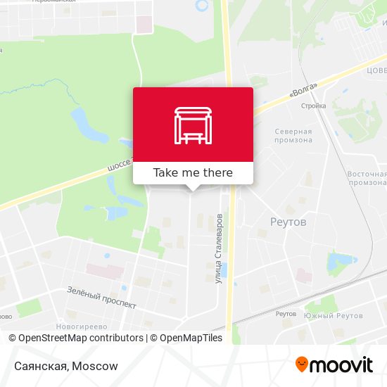 Саянская map