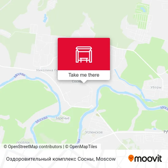 Оздоровительный комплекс Сосны map