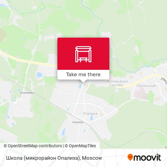 Школа (микрорайон Опалиха) map