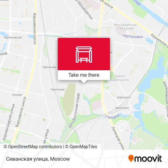 Севанская улица map