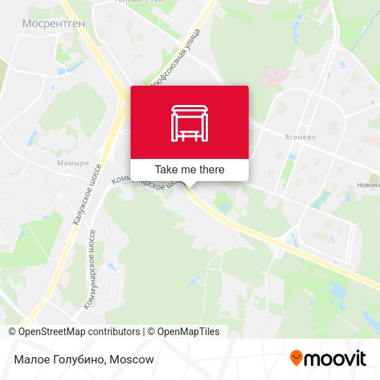 Малое Голубино map