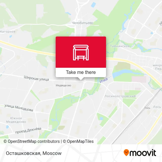 Осташковская map