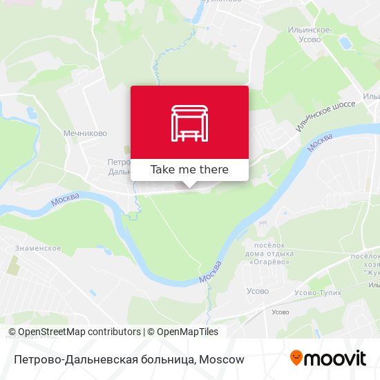 Петрово-Дальневская больница map