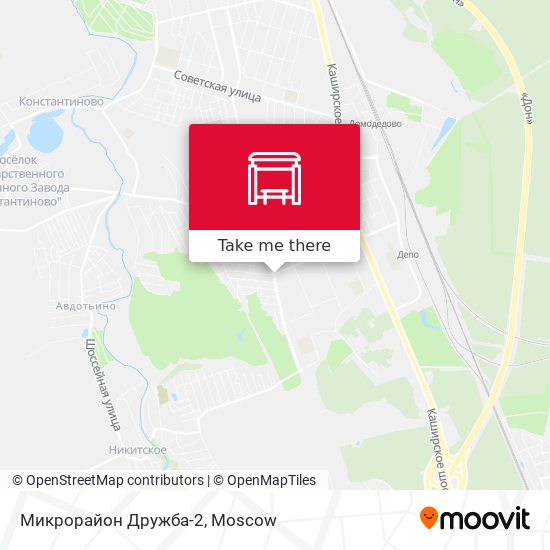 Микрорайон Дружба-2 map