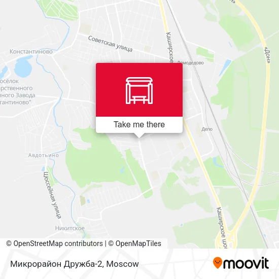 Микрорайон Дружба-2 map