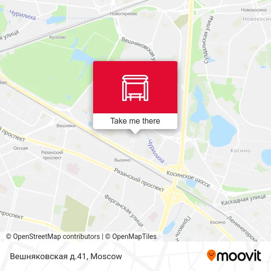 Вешняковская д.41 map