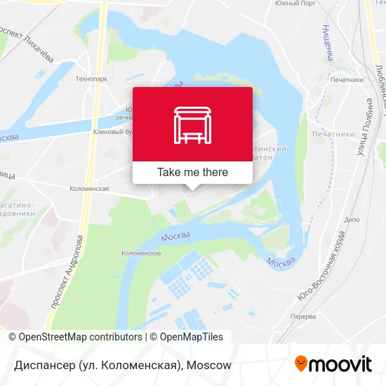 Диспансер (ул. Коломенская) map