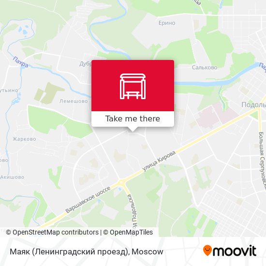 Маяк (Ленинградский проезд) map