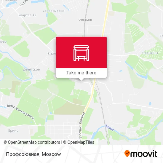 Профсоюзная map
