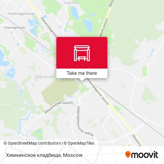 Химкинское кладбище map