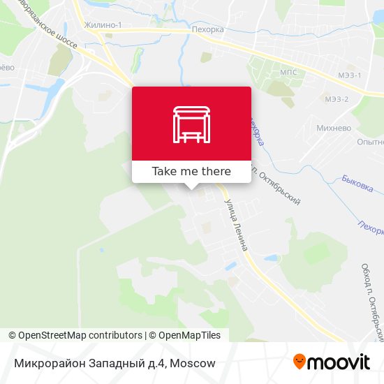 Микрорайон Западный д.4 map