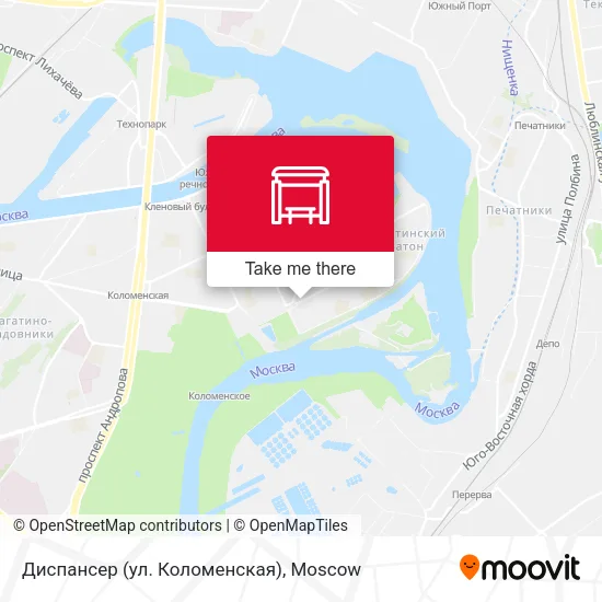 Диспансер (ул. Коломенская) map