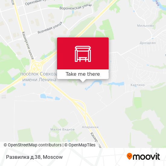 Развилка д.38 map