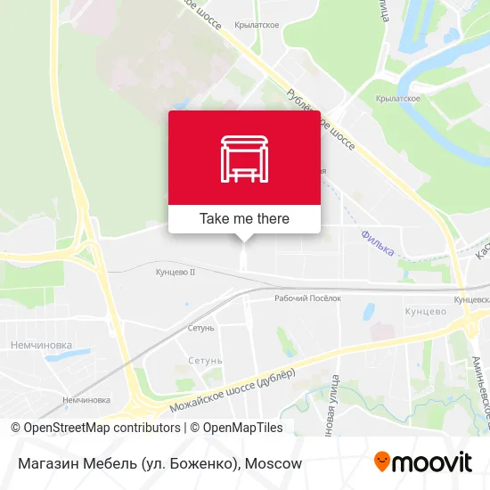 Магазин Мебель (ул. Боженко) map